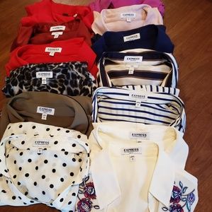 11 L Express Portofinos, 1 L Ellie Tahari blouse